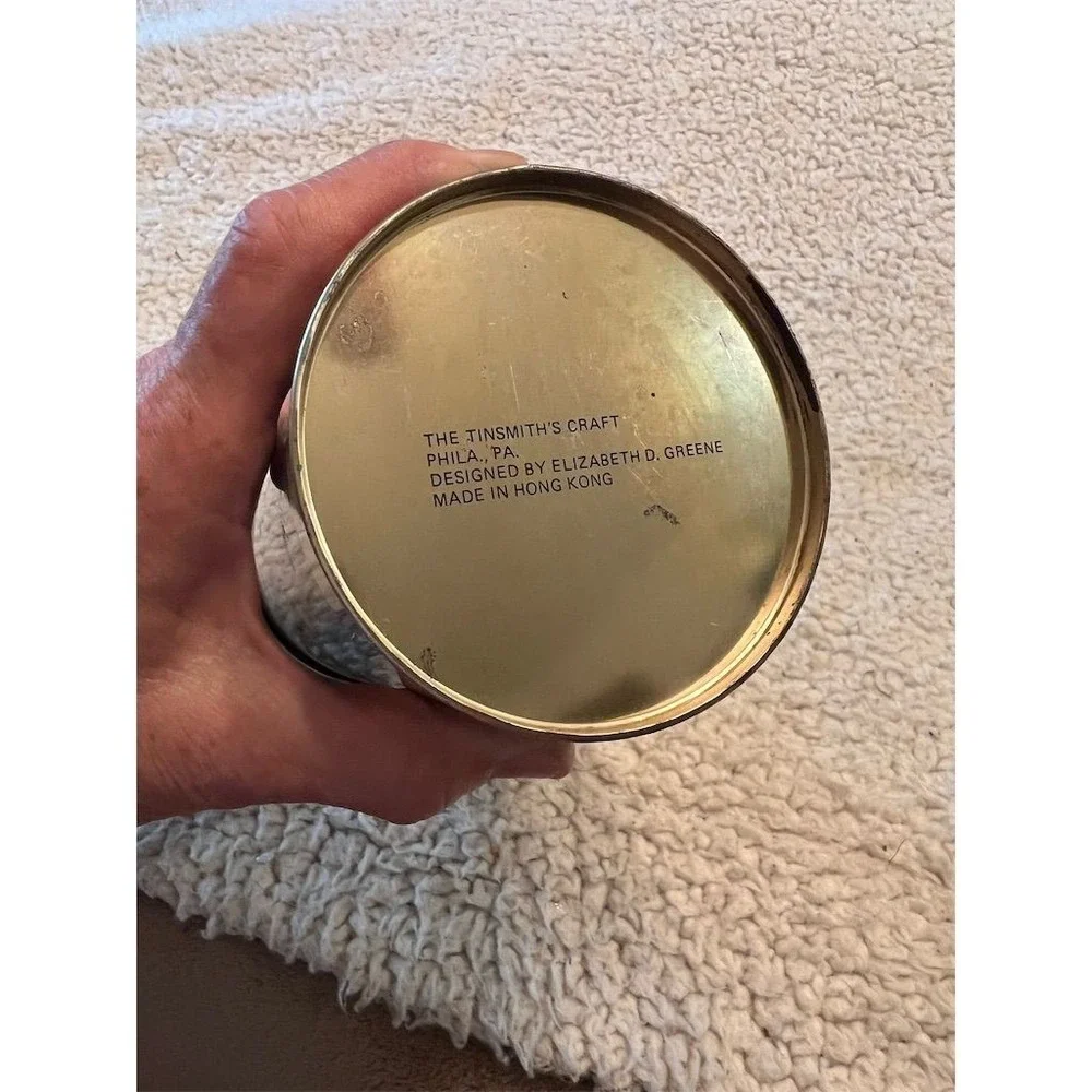 Vintage Football‎ Player Tin Candy Dish Container